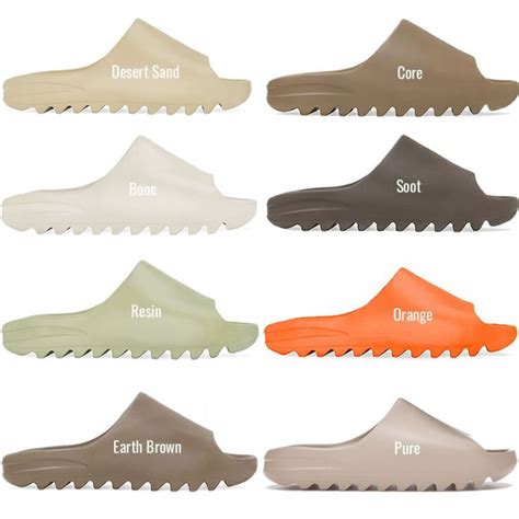 yeezy slides original colors|best color for yeezy slides.